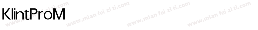 KlintPro Medium字体转换
